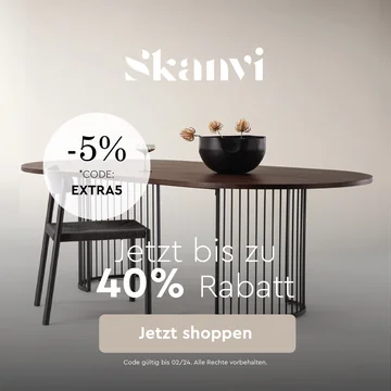 Skanvi Retargeting-Anzeige 2024: Esstisch