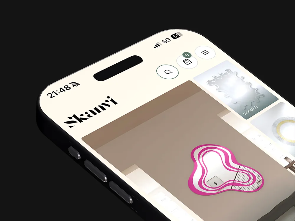 Skanvi auf dem Smartphone