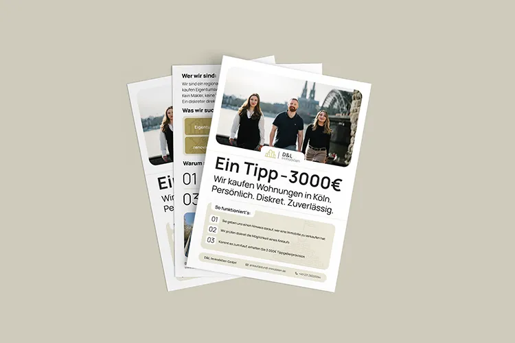 D&L Immobilien: Flyer