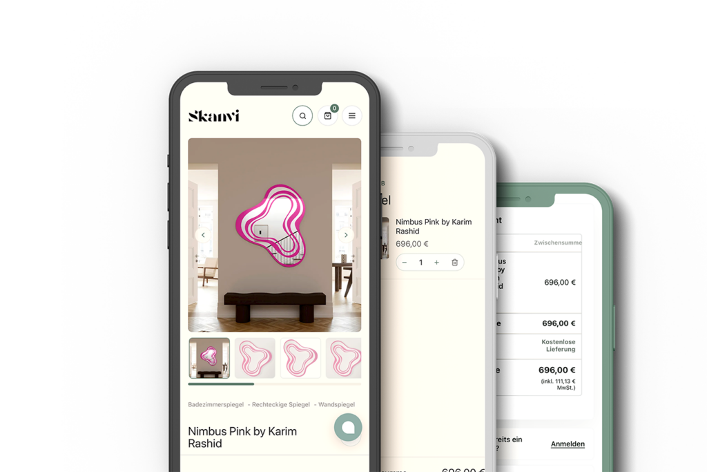 'Mobiler Onlineshop'