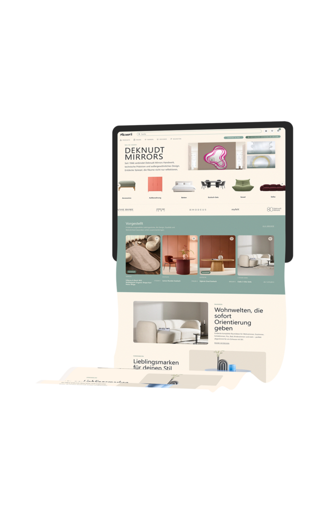 'Langer Website-Auftritt'
