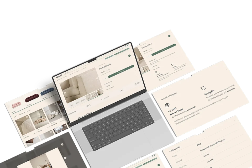 Website auf mehreren Geräten