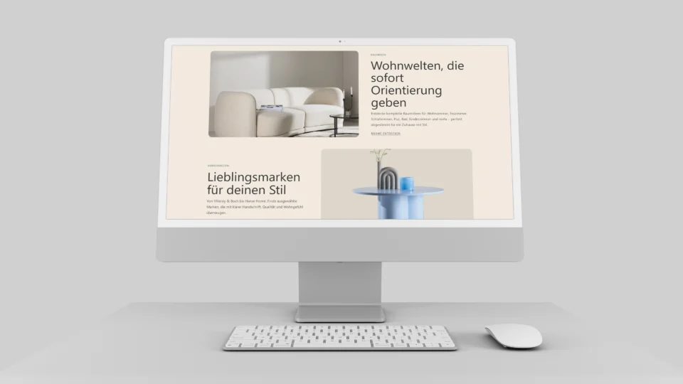 Website im Desktop-Mockup